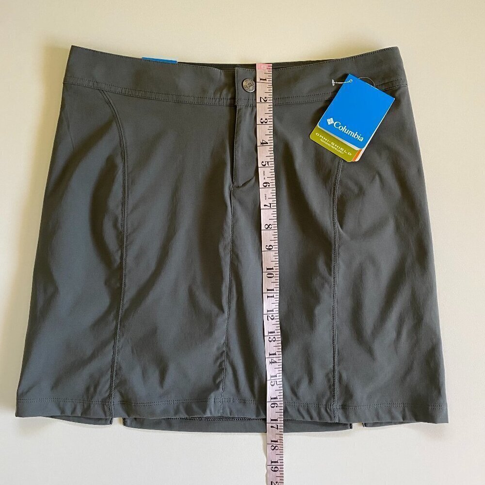 Columbia Three Rocks Skort Skirt Gray Sz 8 NWT​​​​​​ - Picture 11 of 13